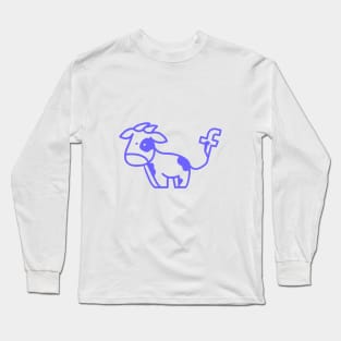 Facebook cow Long Sleeve T-Shirt